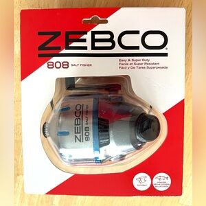Zebco 808 Saltwater Spincast Fishing Reel Stainless Steel Reel Cover